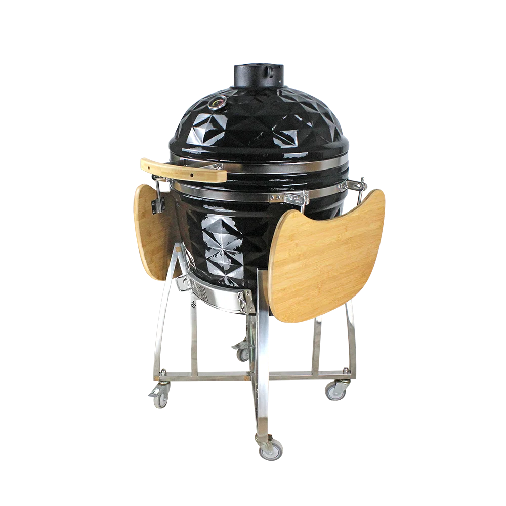 

Auplex 22-дюймовый портативный угольный курильщик Kamado Joe, классический большой стальной барбекю/борбек для кемпинга на открытом воздухе, карбоновый складной вертикальный