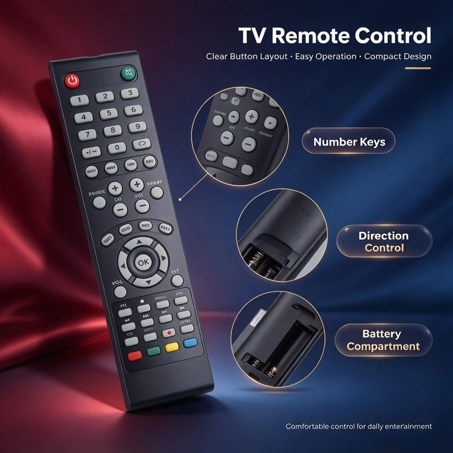 Remote Control WS-1288 WS-1288-2 For DEVANT RCA Haier PRESTIZ Proscan SEIKI Skyworth ELEMENT LCD TV Original