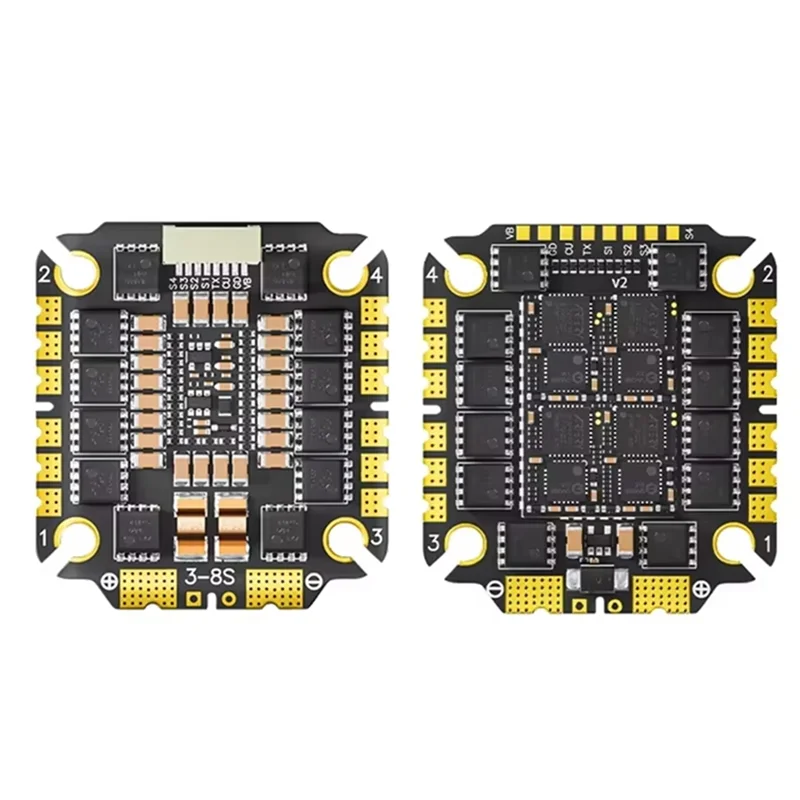3CGRO-AA08-3065AM32 3-8S FPV 4-IN-1 ESC 32Bit 65A 3065 V2 AM32 4-In-1 ESC Cross-Country ESC