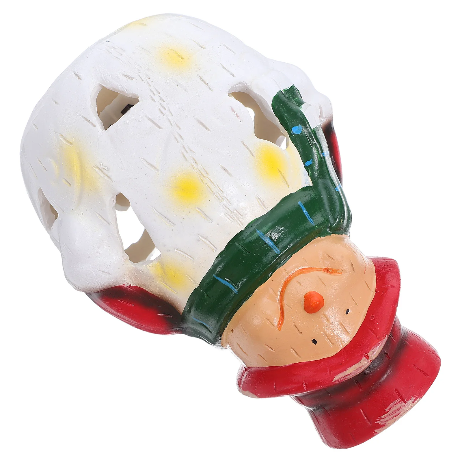 

Christmas LED Snowman Decorative Night Lantern Table Decorations Festive Resin Ornament