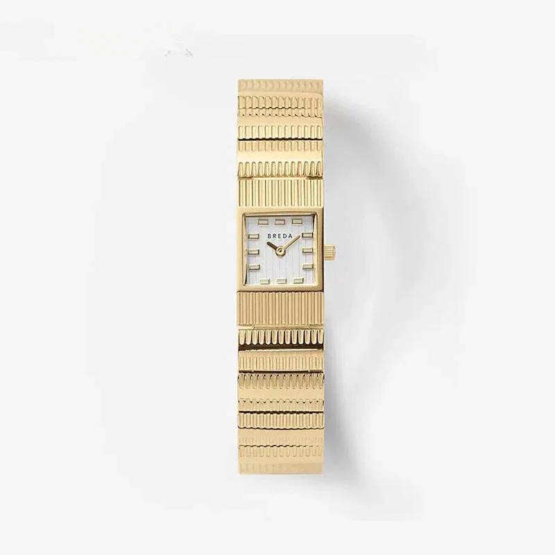 BREDAN Watch Women\'s New Groove Series Minimalist Style Small dial Fashionable temperament Rectangular Watch Waterproof