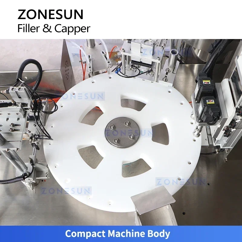 ZONESUN ZS-AFC38 Riempitrice e tappatrice per tubi reagenti Alimentazione automatica Imballaggio liquido monoblocco