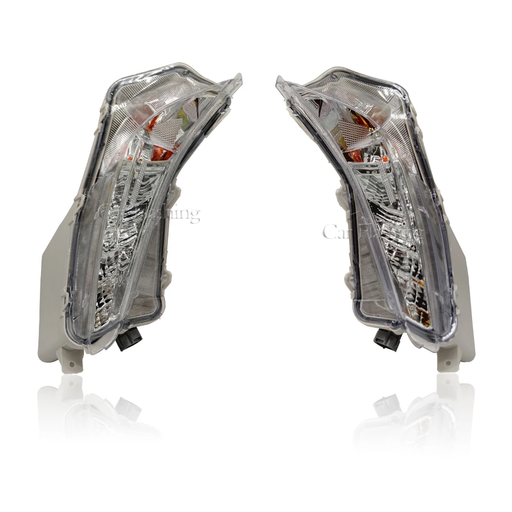 Car LED Fog Lights For Toyota Camry XLE XSE 2015 2016 2017 US Version DRL Foglamps with Turn Signal Driving Lamps kits view 2
