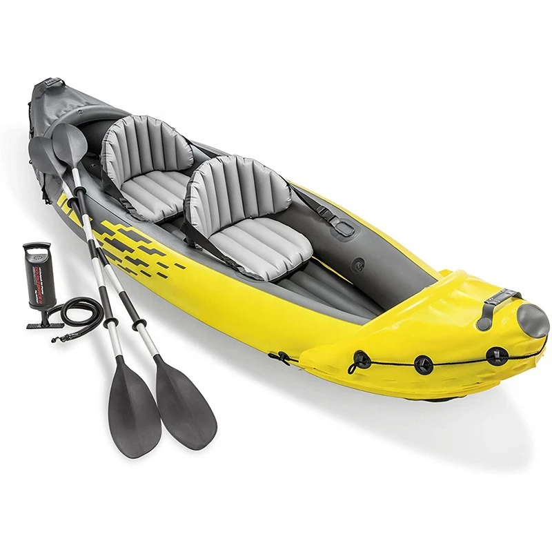 Hot Selling Pedal Kayak Aluminum Row Boats PVC Material Inflatable Rafting Boat for Water Sports