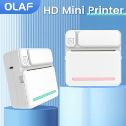 Olaf-Mini impresora portátil de etiquetas adhesivas térmicas, impresora de etiquetas adhesivas sin tinta, Mini impresora de bolsillo inalámbrica, fabricante de pegatinas, 57MM