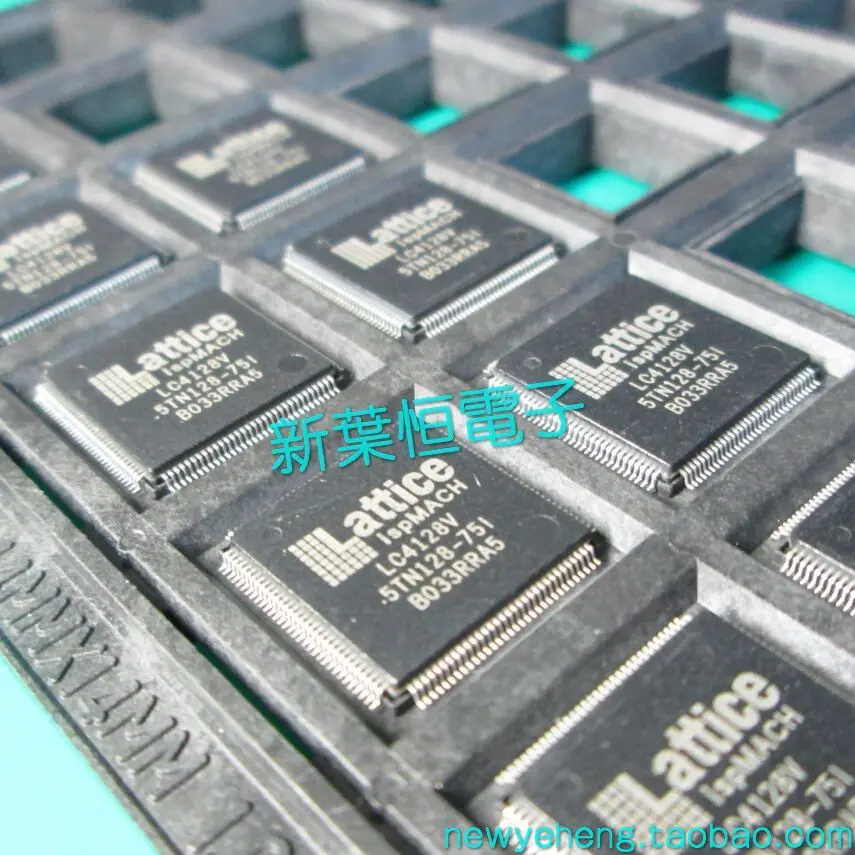 Free shipping  LC4128V-5TN128-75I QFP128 LATTICE   10PCS