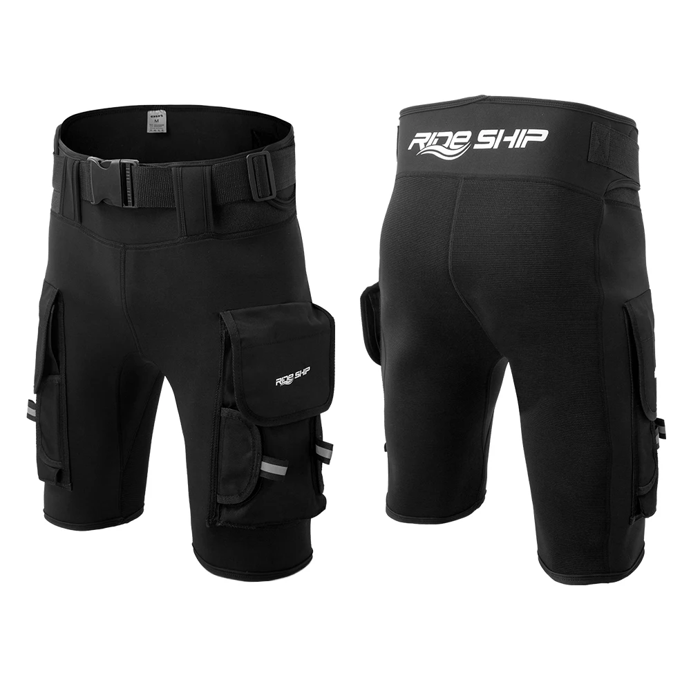 

STLF Men's and Women's Technical Diving Shorts 3mm Multi Functional Work Storage Pants Snorkeling Swimming Diving Shorts