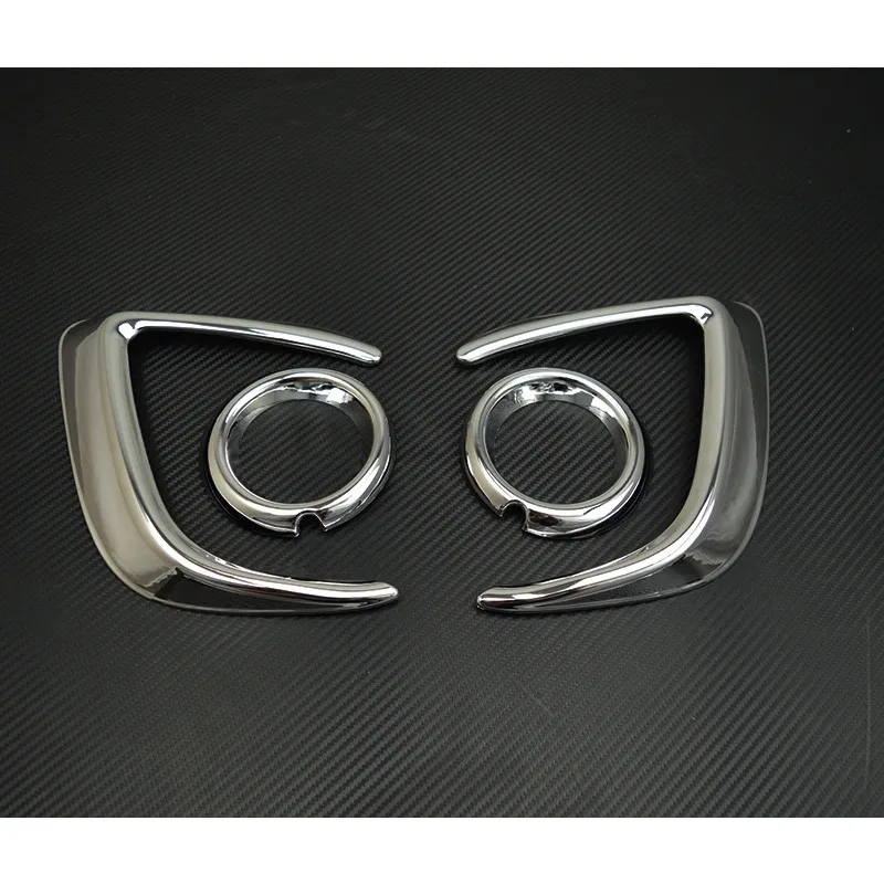 For Mitsubishi ASX 2013-2018 Car Rear Fog Light Front fog lights Cover Trim Strip ABS Chrome Frame Lamps Car Strips Decoration