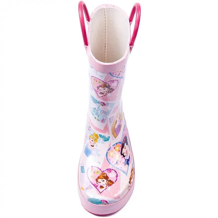 Disney cartoon kids cars Rain Boots Student princess Rain Boots EU size szie 23-35