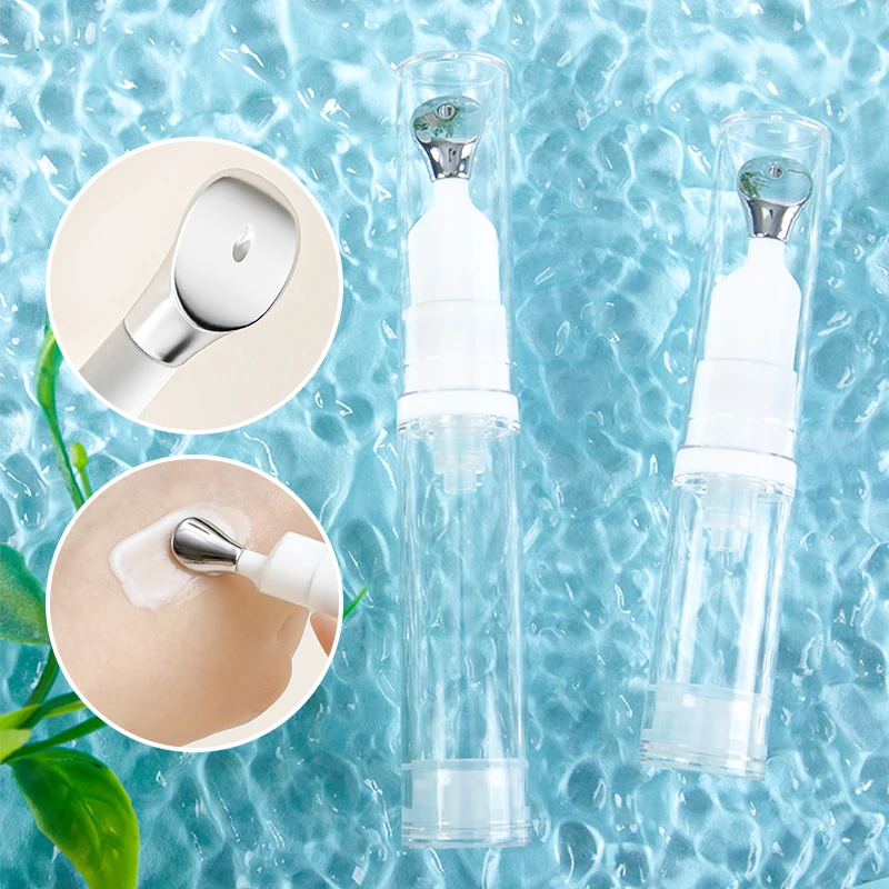 1/3PCS 5ml Empty Cosmetic Container For Eye Cream Massage Essential Refillable Bottle Lip Balm Metal Top Soft Tube