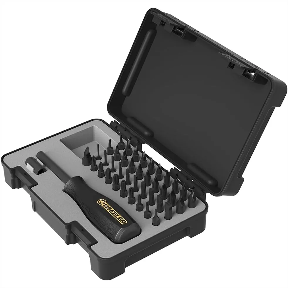 

Gunsmithing Screwdriver Set, 43-Piece Professional with Magnetic Handle and Storage Case for Precision Work
