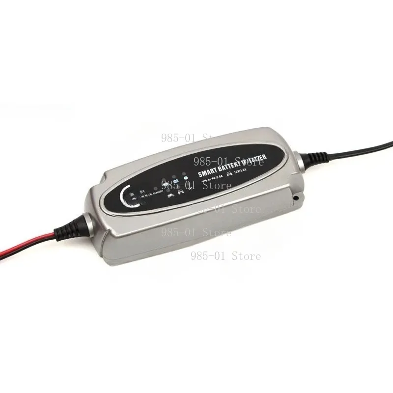 Car Motorcycle Lead Acid Battery Charger, 12V 0.8A/3.6A Intelligent Rescue Maintainer, Automatic Pulse Charging Equipment