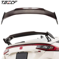 For Honda Type R FL5 2022+ MD Style Red Carbon Fiber Rear Trunk Spoiler Wing FL5 Carbon Fiber Accessories