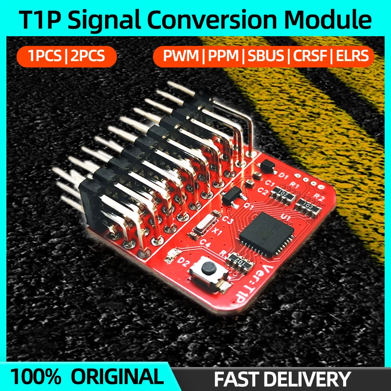 1/2PCS T1P Receiver Signal Conversion Module 16CH Input 3-30V Support PWM/PPM/SBUS/CRSF/ELRS For RC FPV Drone Quadcopter