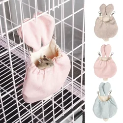 Small Pets Sleeping Bag Hamster Hammock Sugar Gliders Rat Nest Cage Hanging Bed Small Animal Housing Pocket Bed Swing Cage Toy