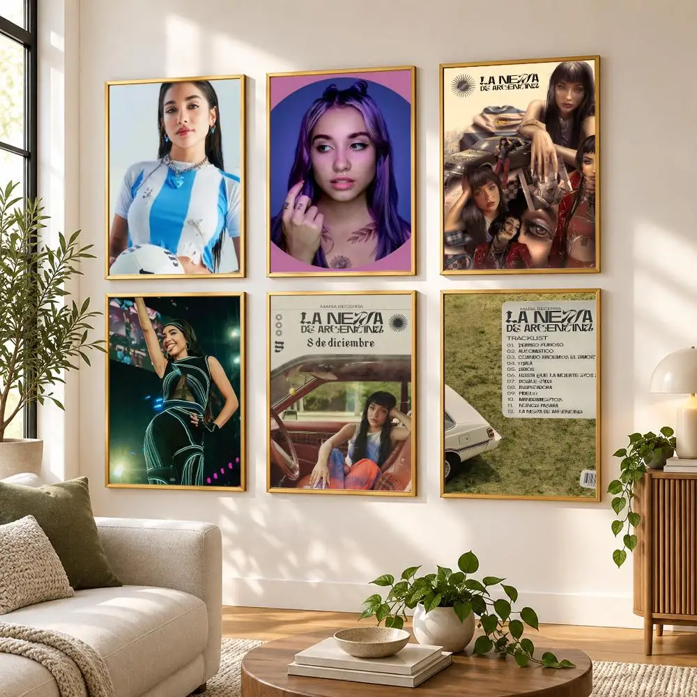 Argentine singer M-Maria Becerra Poster HD art sticky wall waterproof home living room bedroom bar aesthetic decoration