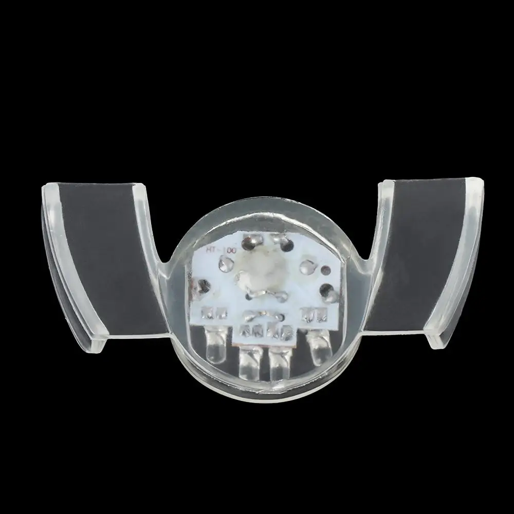Cadeau drôle fête enfants festif LED Flash bouche bretelles lueur dent jouets lumineux