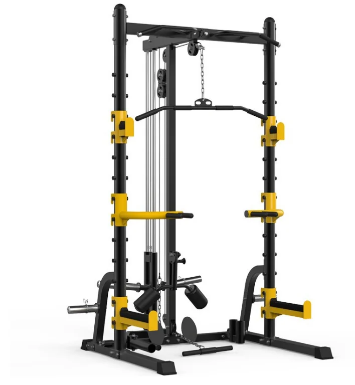 Manufacturers supply multi-functional squat rack comprehensive trainer home strength combination bench press pull-down gantry