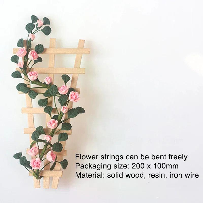 1:12 Casa delle bambole in miniatura Supporto per fiori Piante e fiori Mobili per viti Modello per la casa Decorazione Accessori per casa delle bambole giocattolo