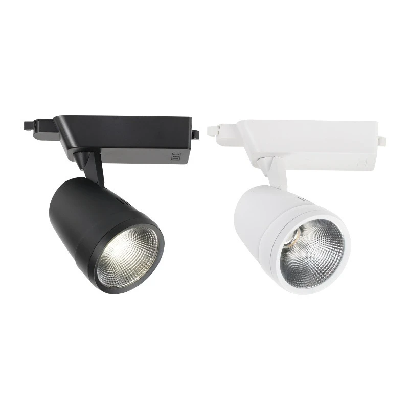 

Commercial clothing store supermarket three-line four-line surface mounted led spotlights exhibition hall guide rail spotlights