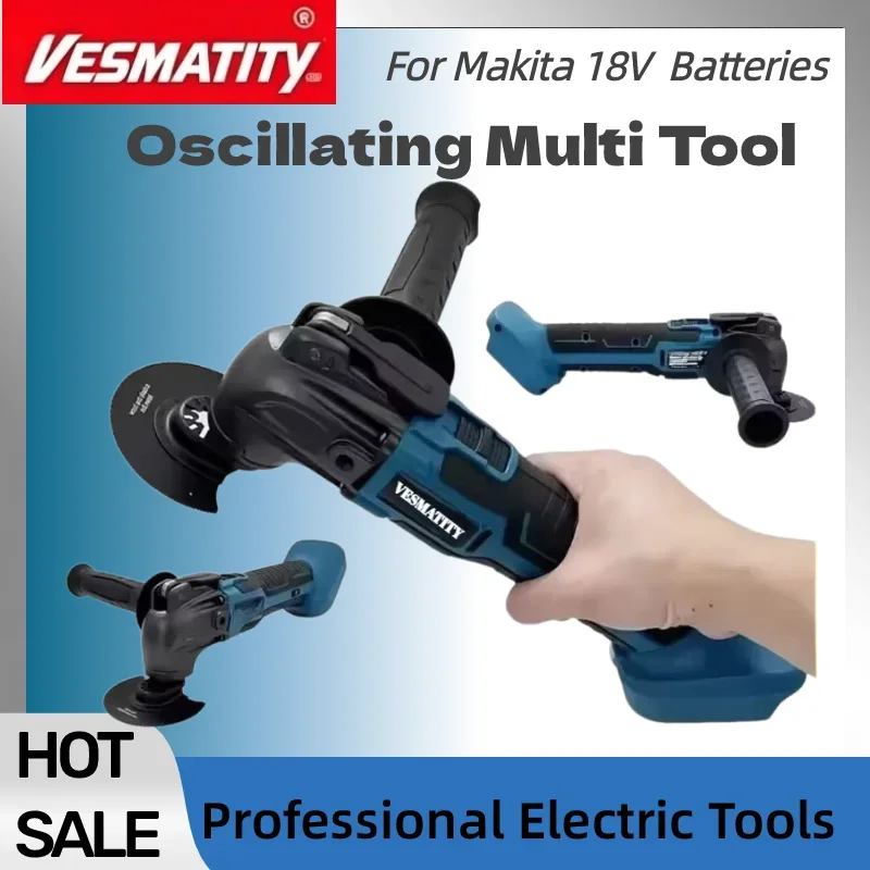 Electric Trimmer Quick Release Oscillating Tool Multi-FunctionalQuick-Change Compatible Tool For 18V-20VBattery
