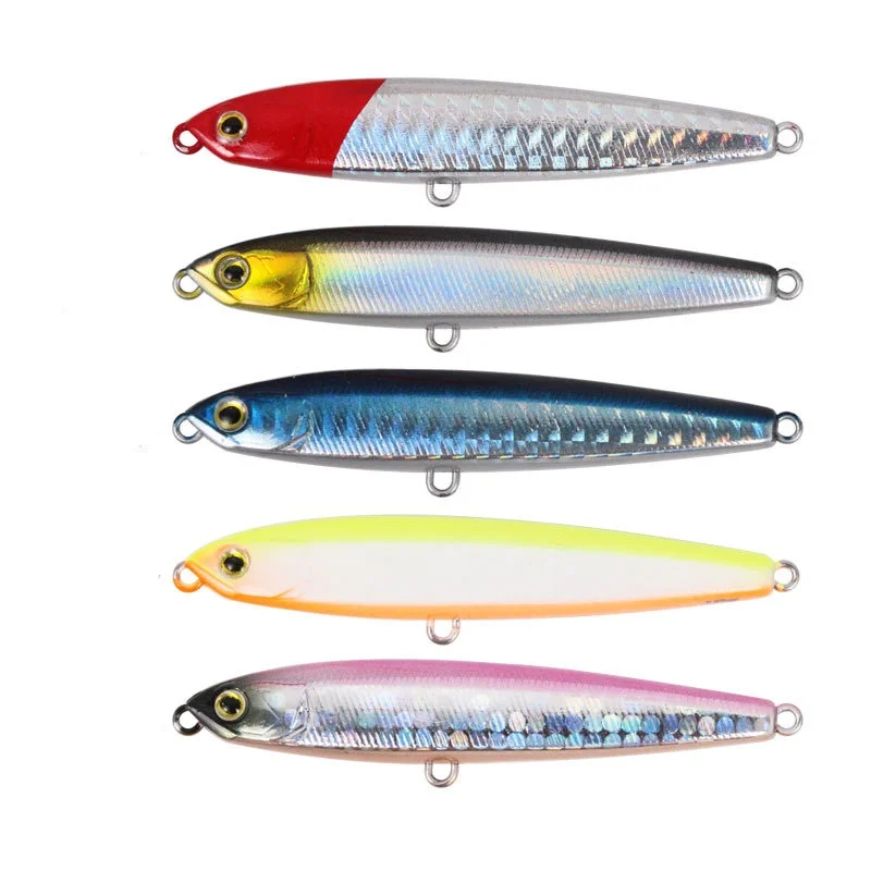 Fishing Lure 4pcs/set Pencil Sinking 10cm 24g Bass Fishing Tackle Saltwater Lures Fish Bait Trolling LureFishing Accessories