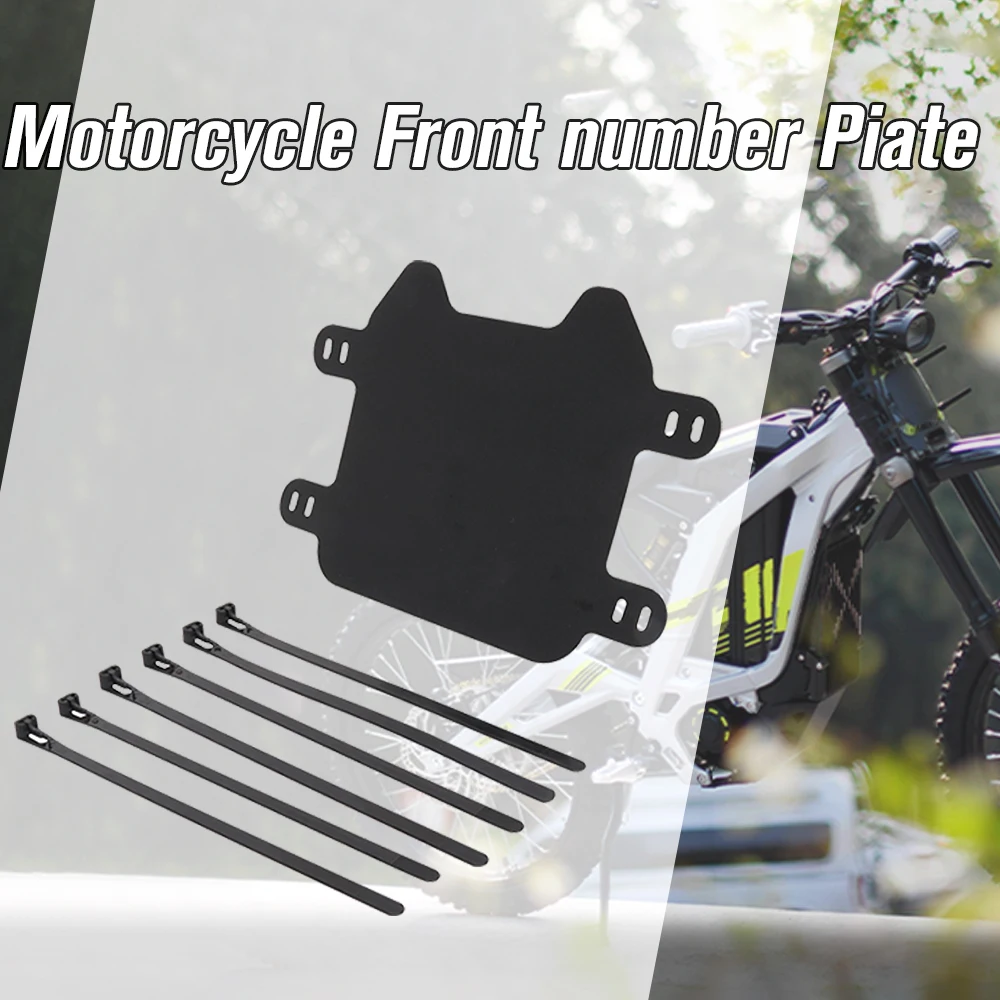 

Motorcycles Front Number Plate Liecense Plate For Surron Sur-Ron Sur Ron Lightbee Light Bee X S Electric Dirt Bike E-bike