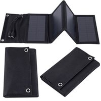 10W Foldable Solar Panel IP65 Waterproof Portable Solar Panel Dual USB Ports Outdoor Portable Folding Solar Panel Charger