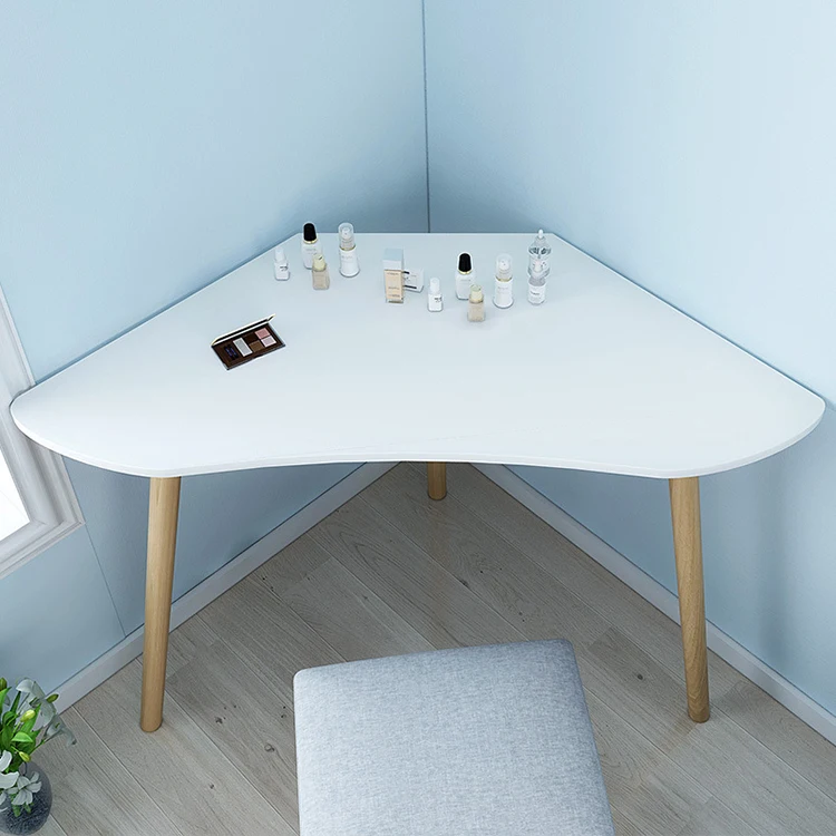 ！@Small Family-sized Modern Home Computer Desk Simple Single-person Economic Desk Corner Study Desk Solid Legs
