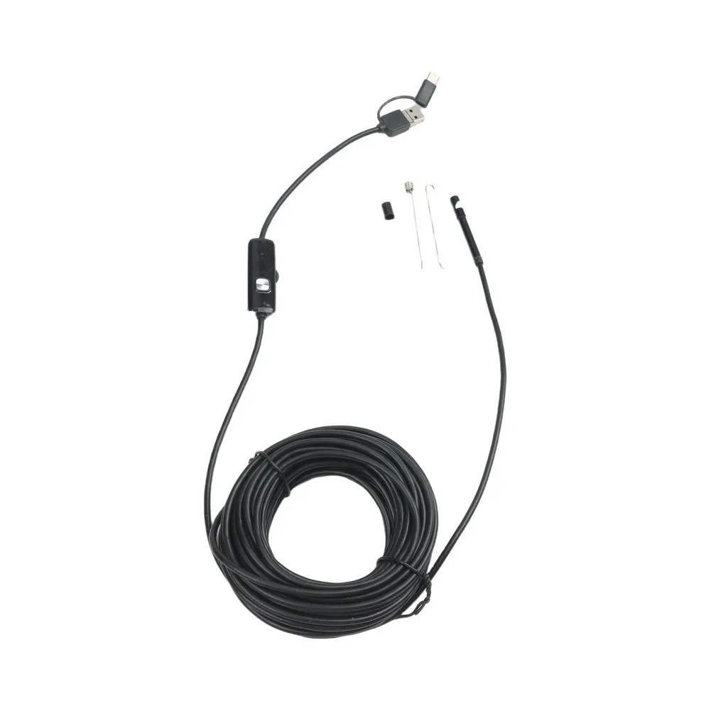 Waterproof Inspection Camera Cable Length 10M USB Borescopes 130W Pixel 480P Resolution Multi-Device Compatibility