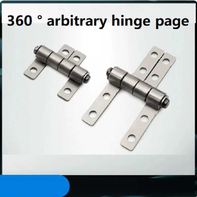 360 Degree Mini Constant Torque Friction Hinge Zinc Alloy Position Stop Rotating Shaft For Medical Monitor Notebook Industrial E