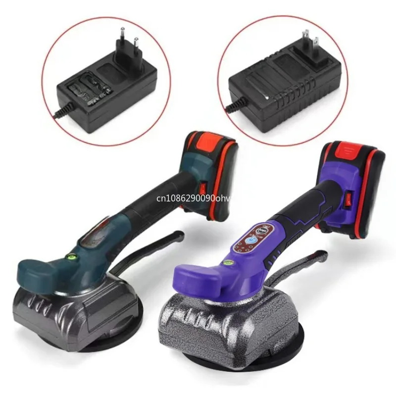 Automatic Electric Tiling Machine 5 Gears Rechargeable Floor Laying Leveling Tool Bubble Leveler Power Tools