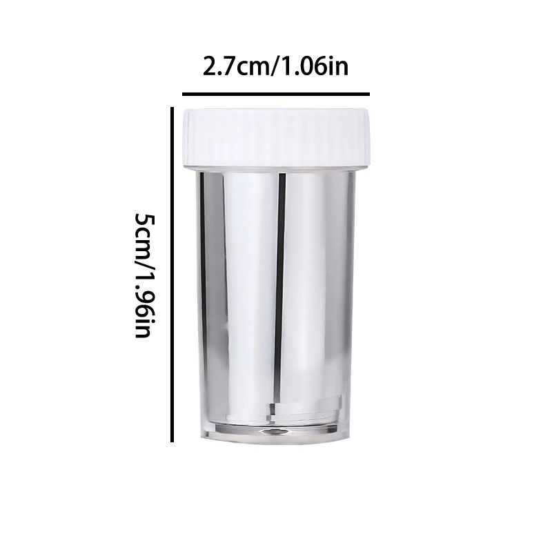 1ม้วนเล็บฟอยล์สติกเกอร์ลอกลายสีโลหะรูปลอกห่อยาทาเล็บแวววาวกระดาษดาวเลื่อนตกแต่งเล็บ