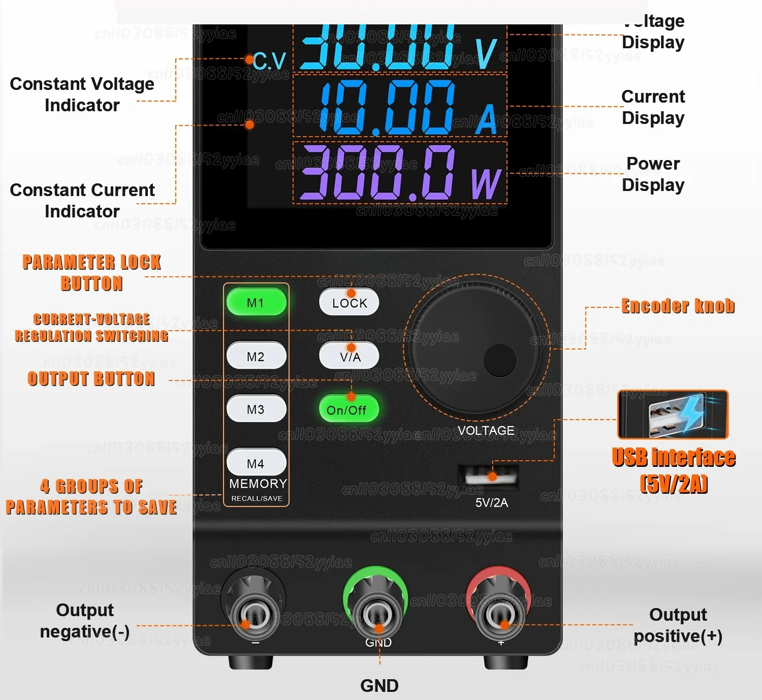 Programmable DC Laboratory Power Supply Adjustable Voltage Regulator Variable Power Supply 200V 300V 30V Storage BCC