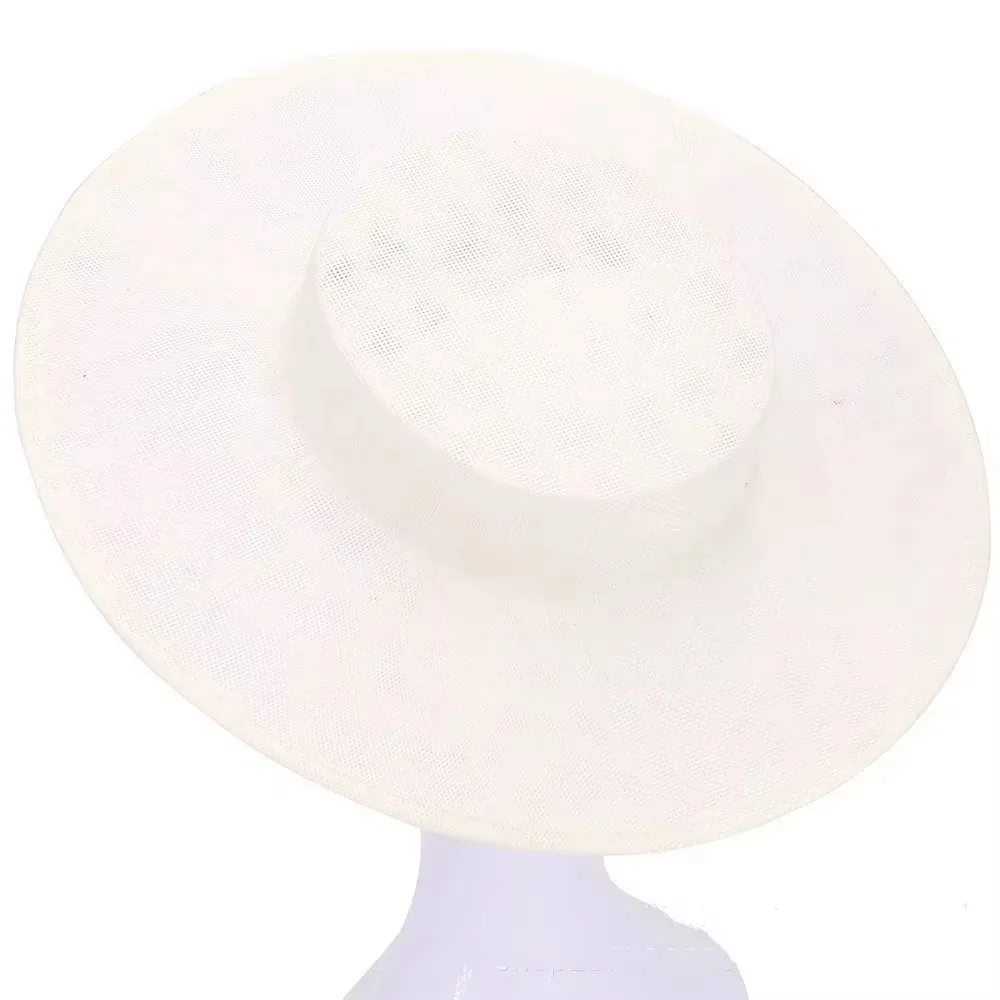 Solid Color Fascinator Base Headpiece 33 CM Vintage Fascinator Hat 1920s Hair Accessories Multiple Colors Bride Headdress