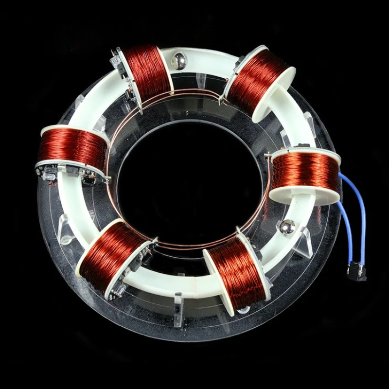Ring accelerator cyclotron high-tech toy, physics model DIY kit