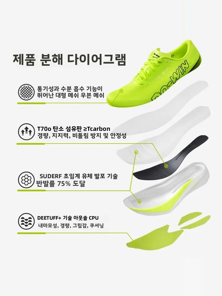 أحذية رياضية Do-Win Marathon Running oes الاحترافية للتدريب السريع للرجال والنساء قابلة للتنفس خفيفة الوزن... #2