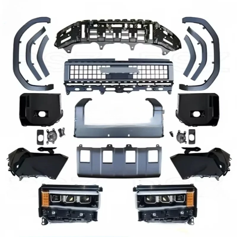 

Front Bumper Upgraded Headlight Grille High Version Tail Light RAYSEZE LC Body Kit for 2023 2025 LC250