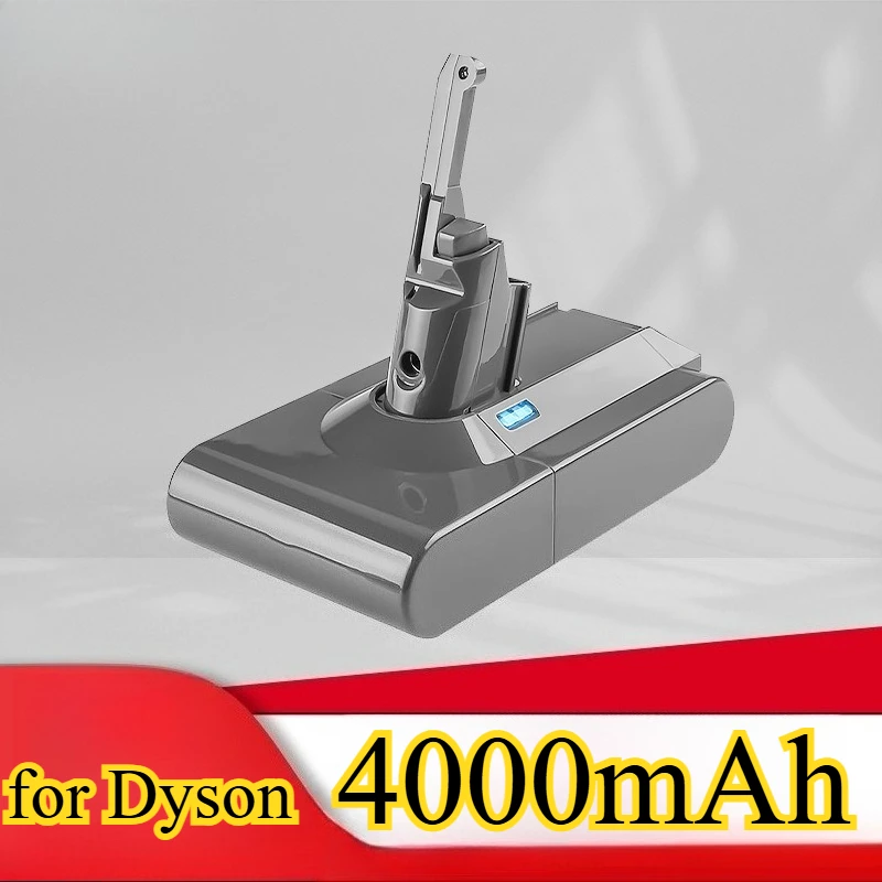 بطارية 4000 مللي أمبير في الساعة لدايسون V8 21.6 فولت بطارية ليثيوم بديلة لدايسون V8 مكنسة كهربائية مطلقة على شكل حيوان وقت تشغيل طويل #1