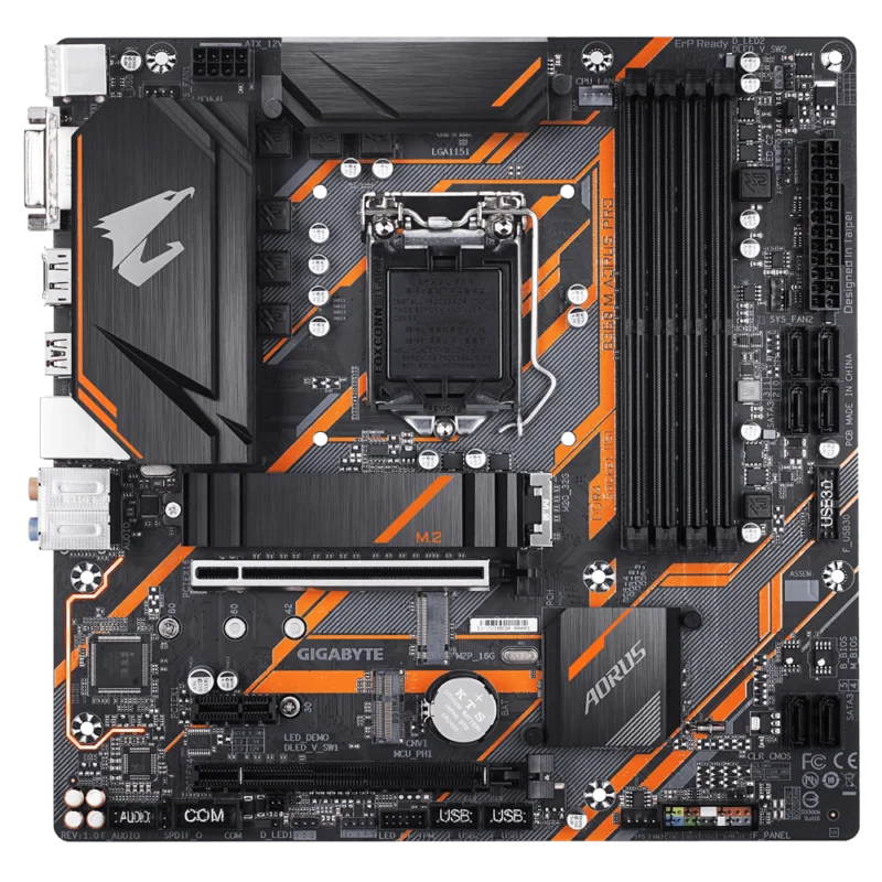 

Материнская плата для Gigabyte B360M AORUS PRO Intel B360 LGA 1151, DDR4 M.2 Micro ATX