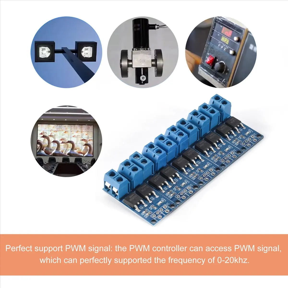 10PCS DC 5V-36V 15A(Max 30A) MOSFET MOS FET Trigger Switch Driver Module 0-20KHz PWM Regulator Control Panel