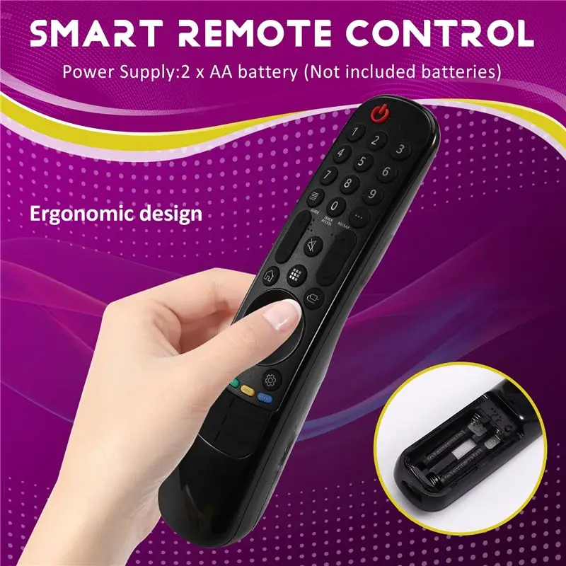 B04B-Voice Magic Remote Replacement Control For Smart TV Models 2021 Through 2023 With /Prime Video/Sling Alexa