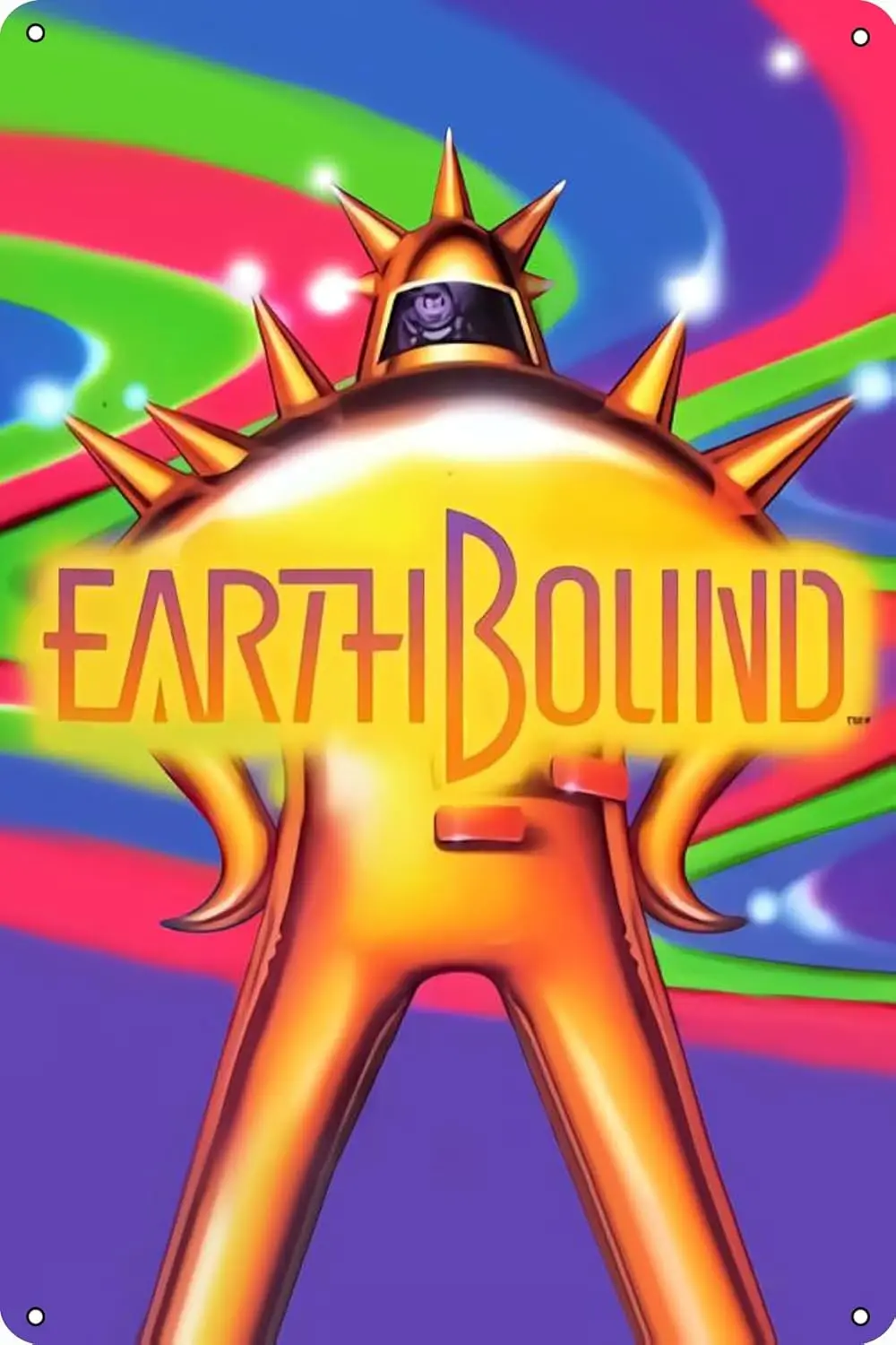 v1,Sam Raimi S Earthbound 15 Years Later Retro Metal Tin Sign Vintage Room Decor Poster for Home Coffee Bar Wall Art Decor -alum