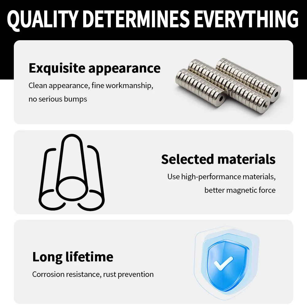15x4-4mm Powerful with holes Neodymium Magnet N35 NdfeB Permanent Magnetic imanes Round Super Strong Fridge Magnets DIY