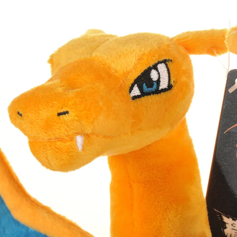 28cm Pokemon Kawaii Charizard Stuffed Toys Cartoon&Cute Firedragon Peluche Plush Dolls Throw Pillow Birthday Gift For Kids