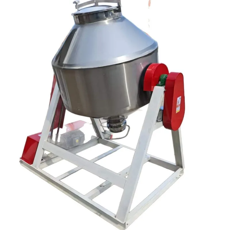 500Kg Drum Mixer Full Sealed Powder Large Factory Chemical Mixer Full Automatic Double Cone Mixer