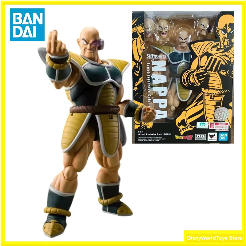 

100% Original Bandai S.H.Figuarts Nappa Dragon Ball Z Event Exclusive Color Edition In Stock Anime Collection Figures Model Toys