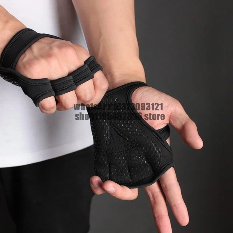 Fitness gloves men's fitness equipment horizontal bar exercise hand guard women's yoga training non-slip bicycle exercise