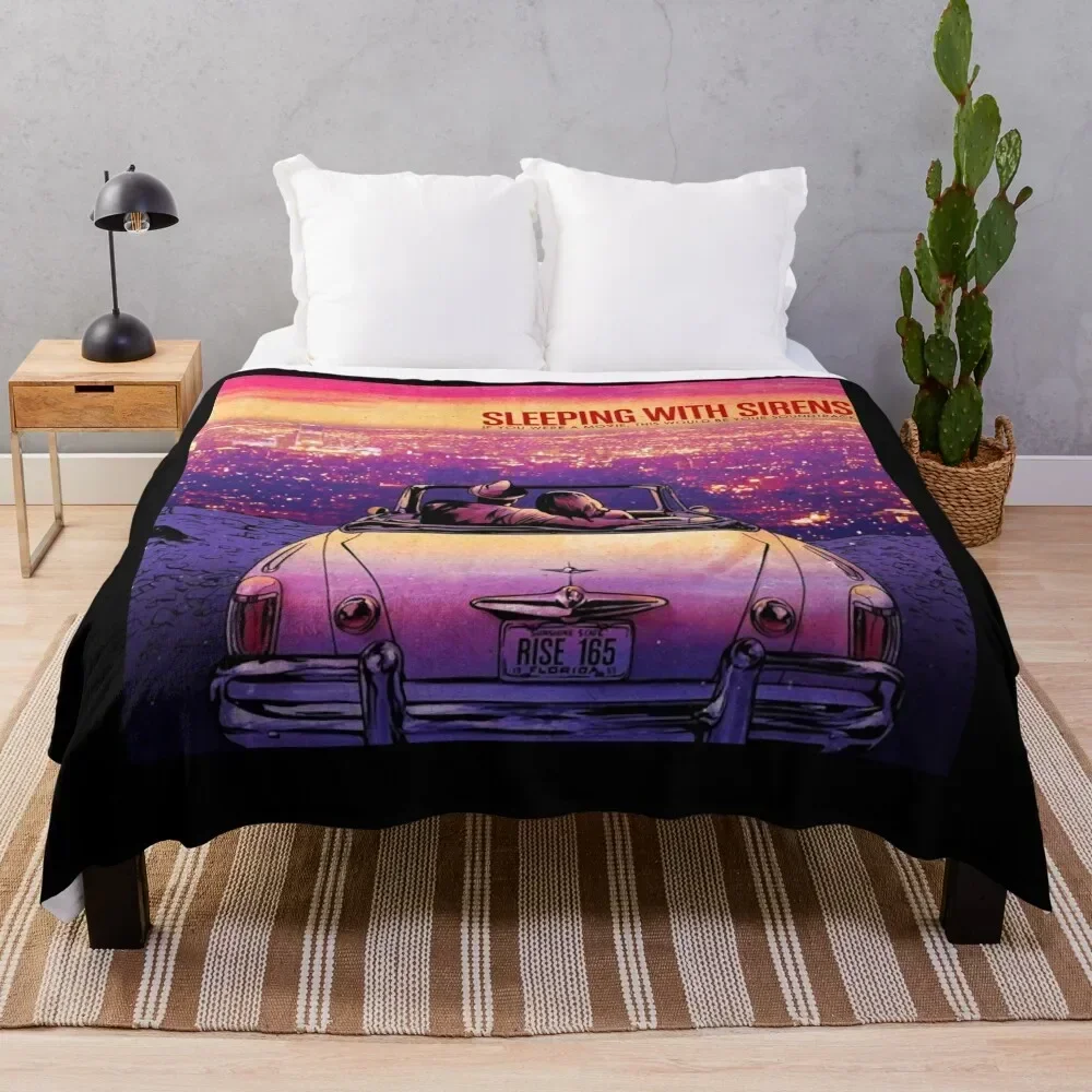 

Beautiful Model Sleeping With Sirens Romantic Movie Classic Fans Throw Blanket Thin Soft Blanket for Summer Night Sleeping