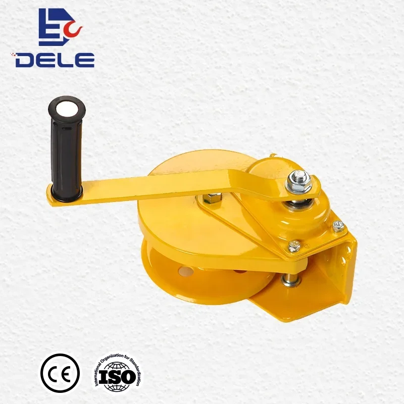 1200/1800/2600LBS C Type Braking Hydraulic Portable Winch Small